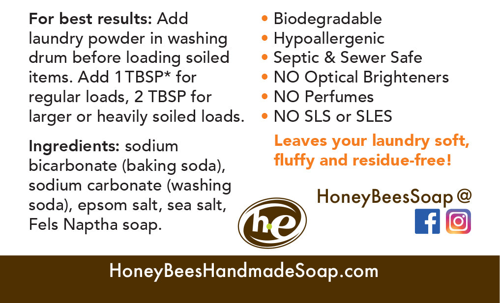 16oz Laundry Powder Refill—Unscented