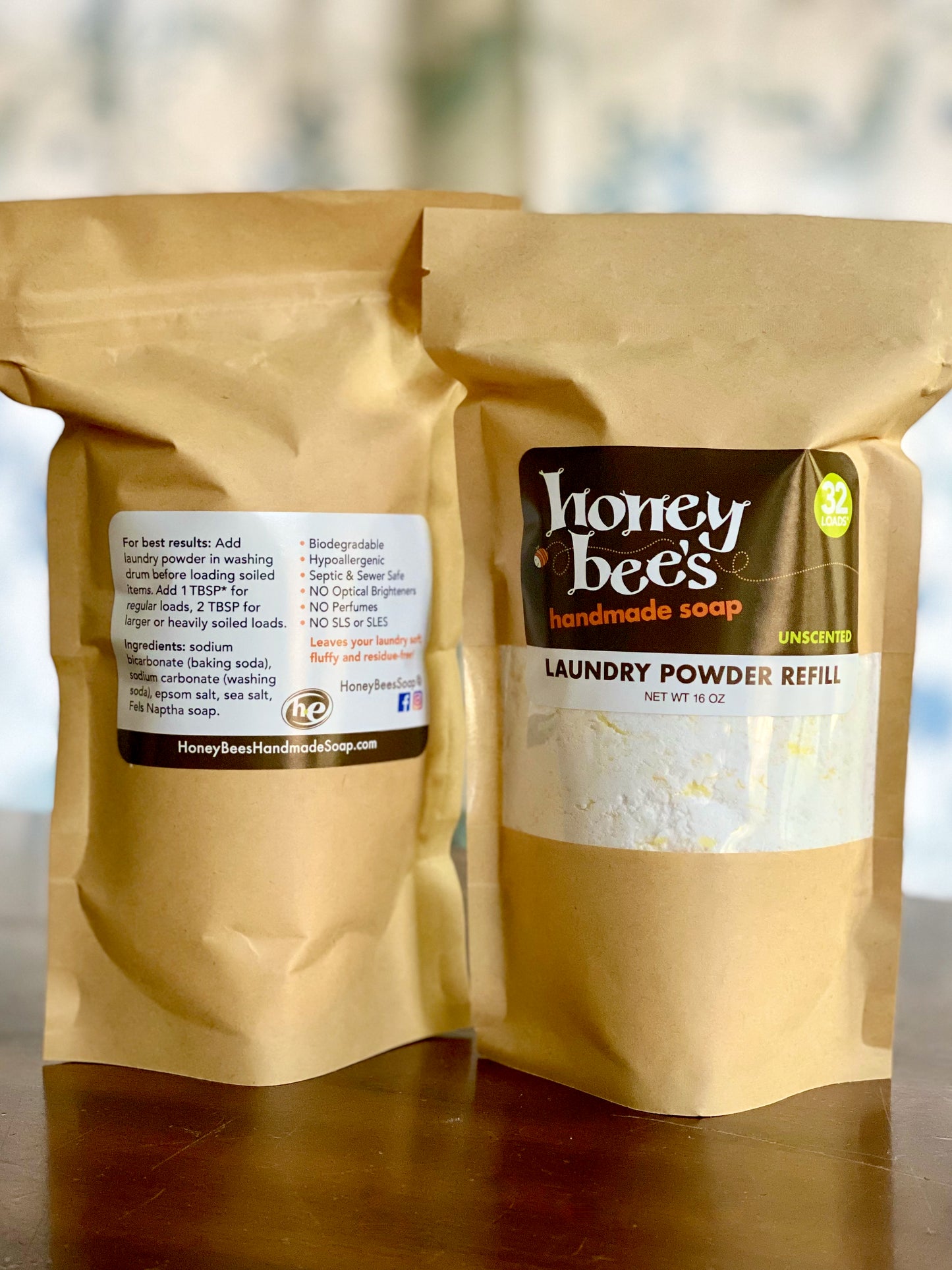 16oz Laundry Powder Refill—Unscented
