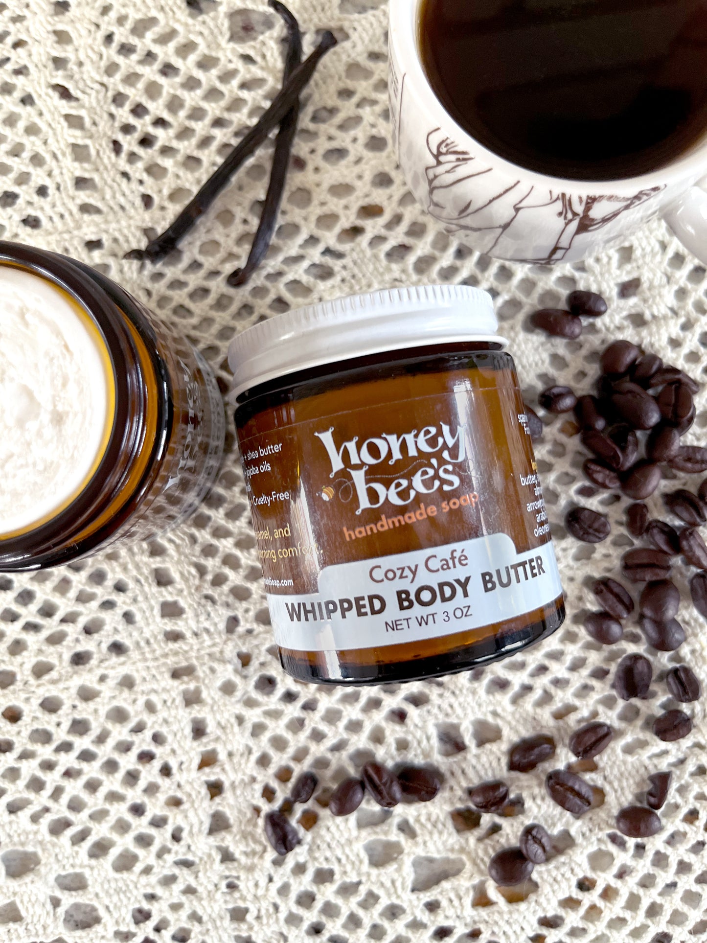 Whipped Body Butter—Cozy Café, 3oz