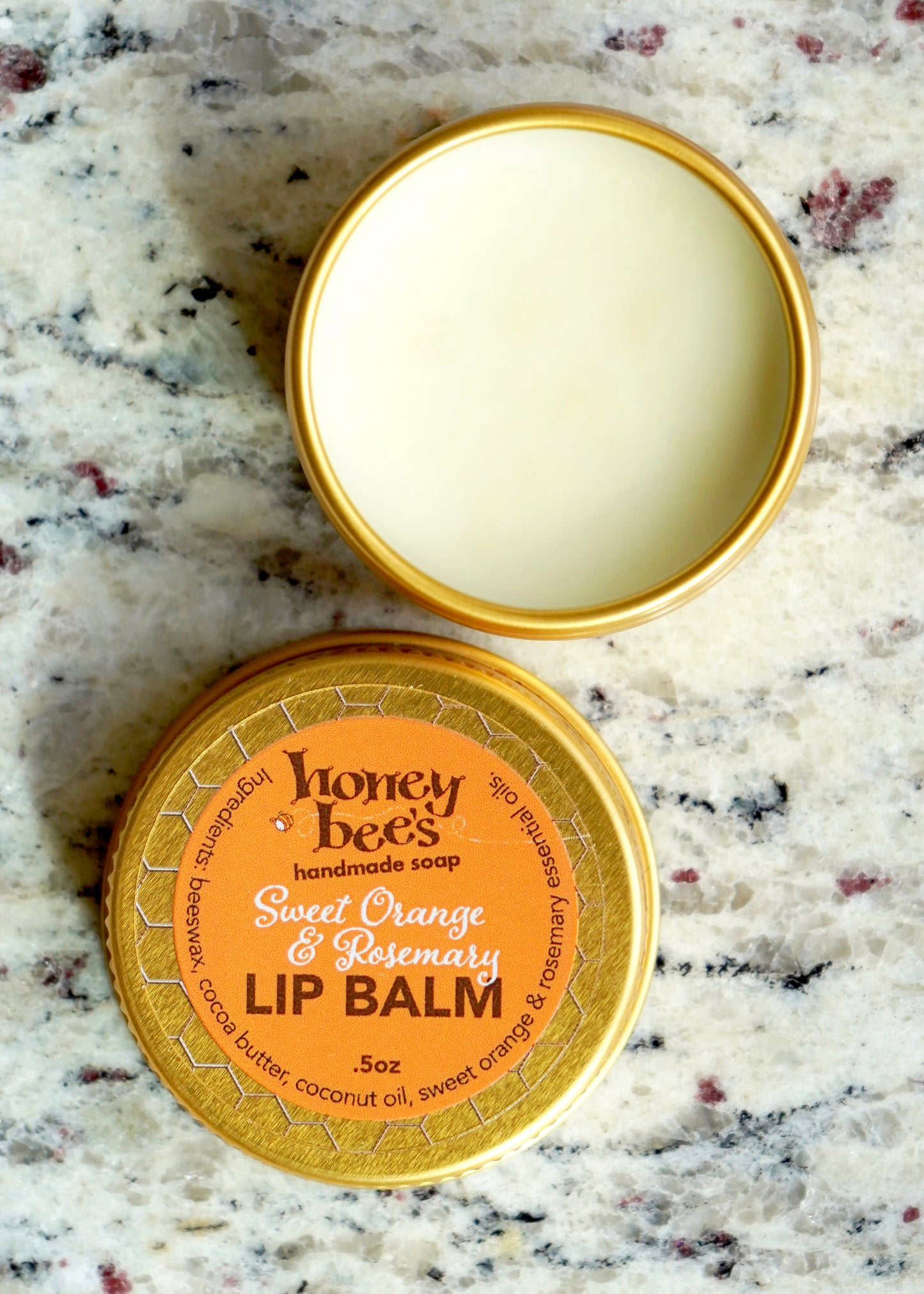 Sweet Orange & Rosemary Lip Balm
