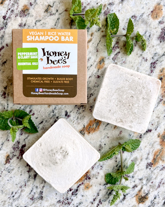 Shampoo Bar: Peppermint & Clary Sage